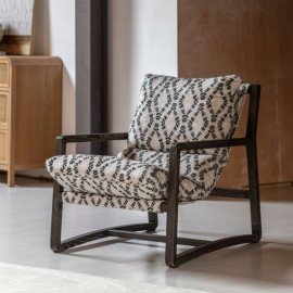 Lounge Chair - Ash Frame with Contemporary Upholstery